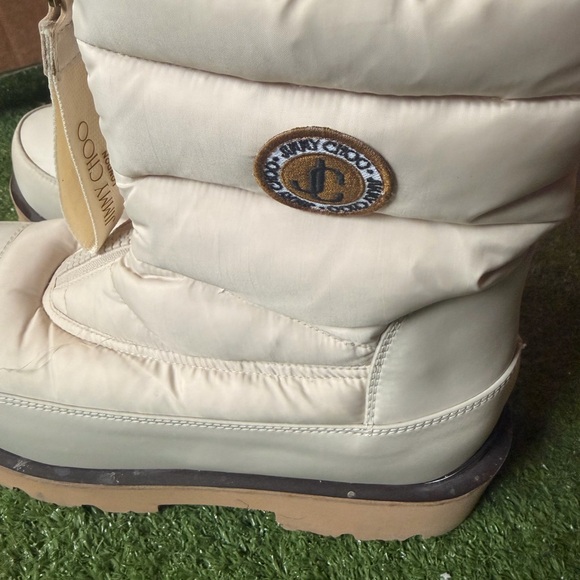 Jimmy Choo Cream Winter Boots - Picture 8 of 9